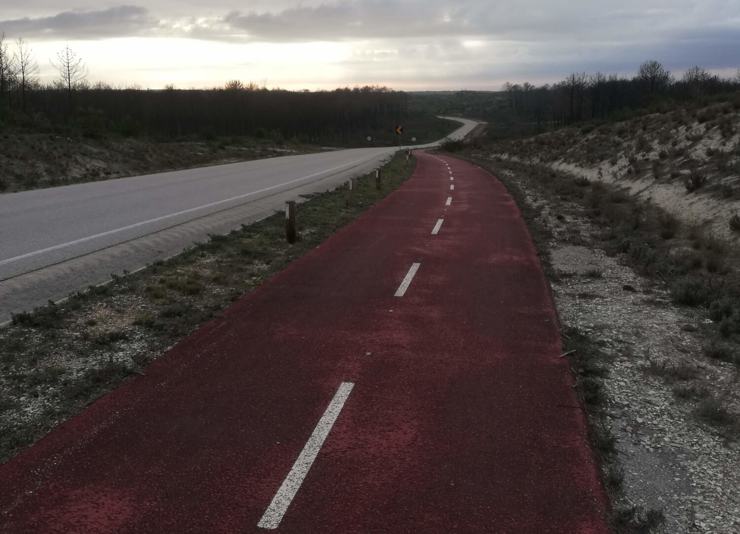 The atlantic cycle route