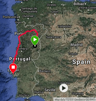 A solo cycle ride in Portugal