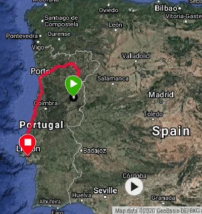 The route I followed