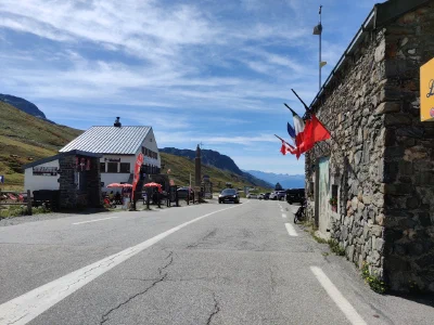 The French-Italian border crossing