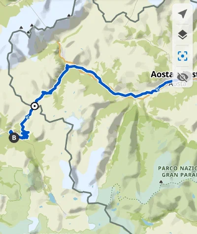 The Route back into France on Day 4