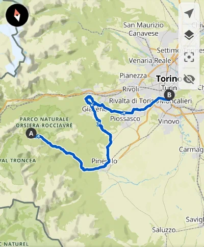 The route on Day 9