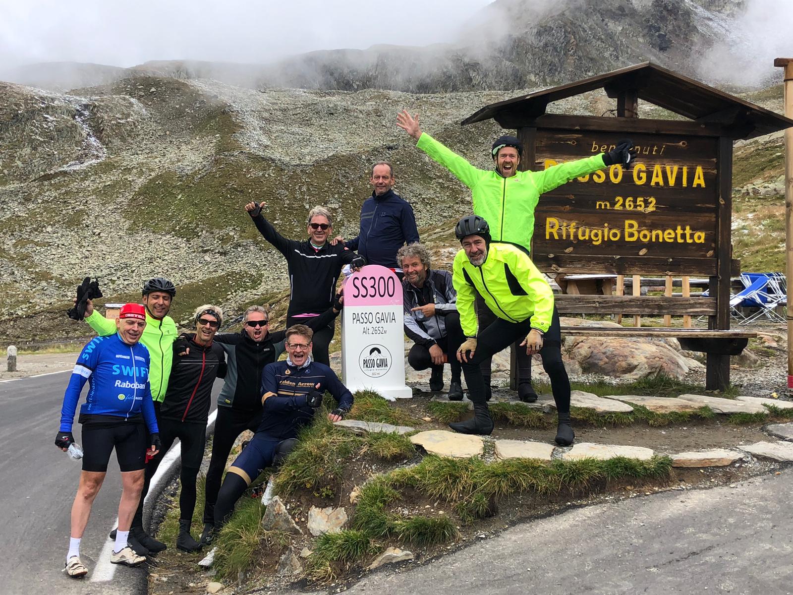 On top of the Gavia pass