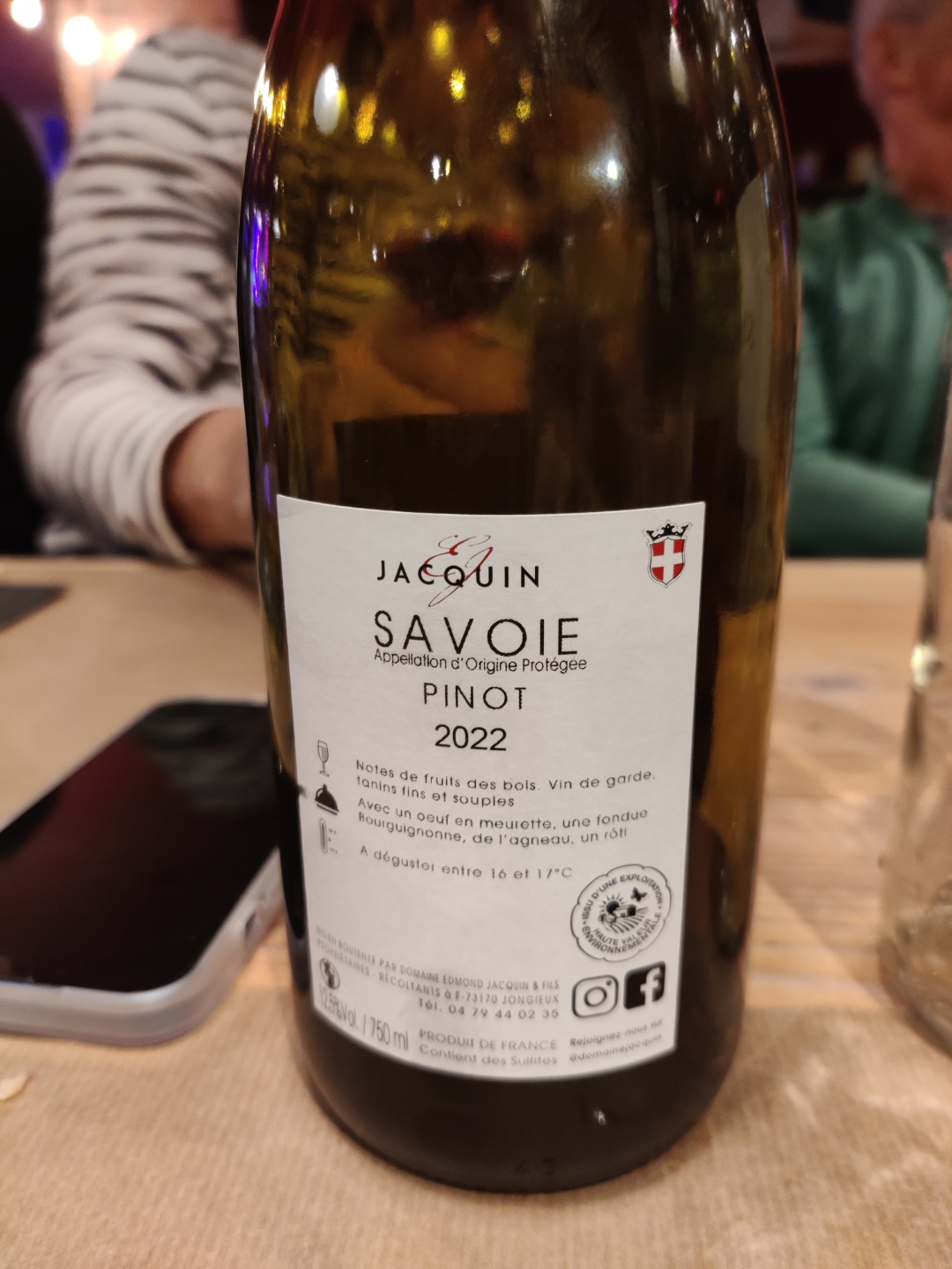 Nice Savoi wine
